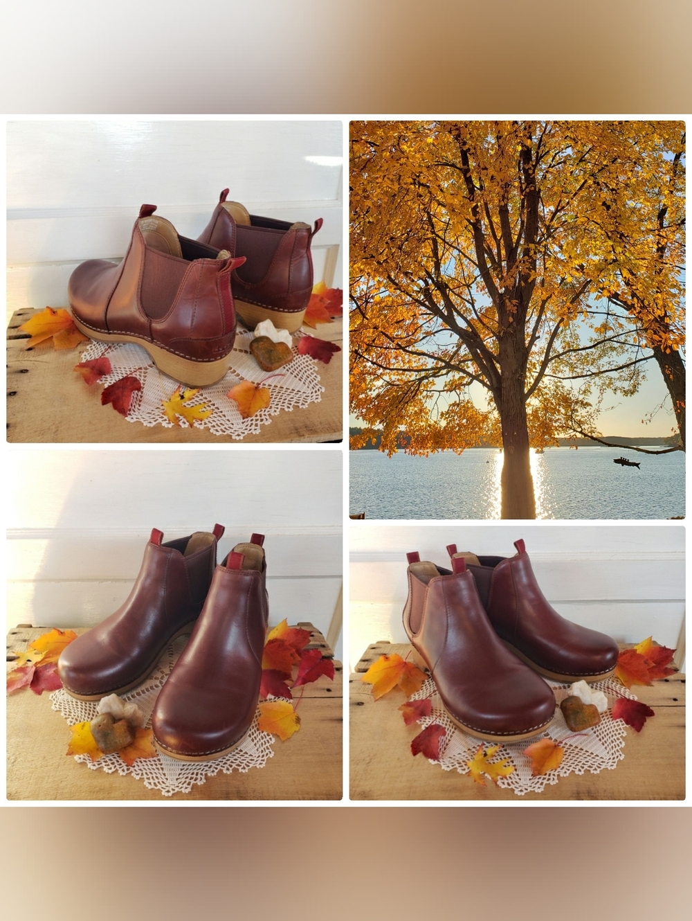 🌿Reserved for Taryn🌿Cordovan Dansko Becka Bootie Chelsea Boho Gypsy Cottage♡ - Picture 5 of 9